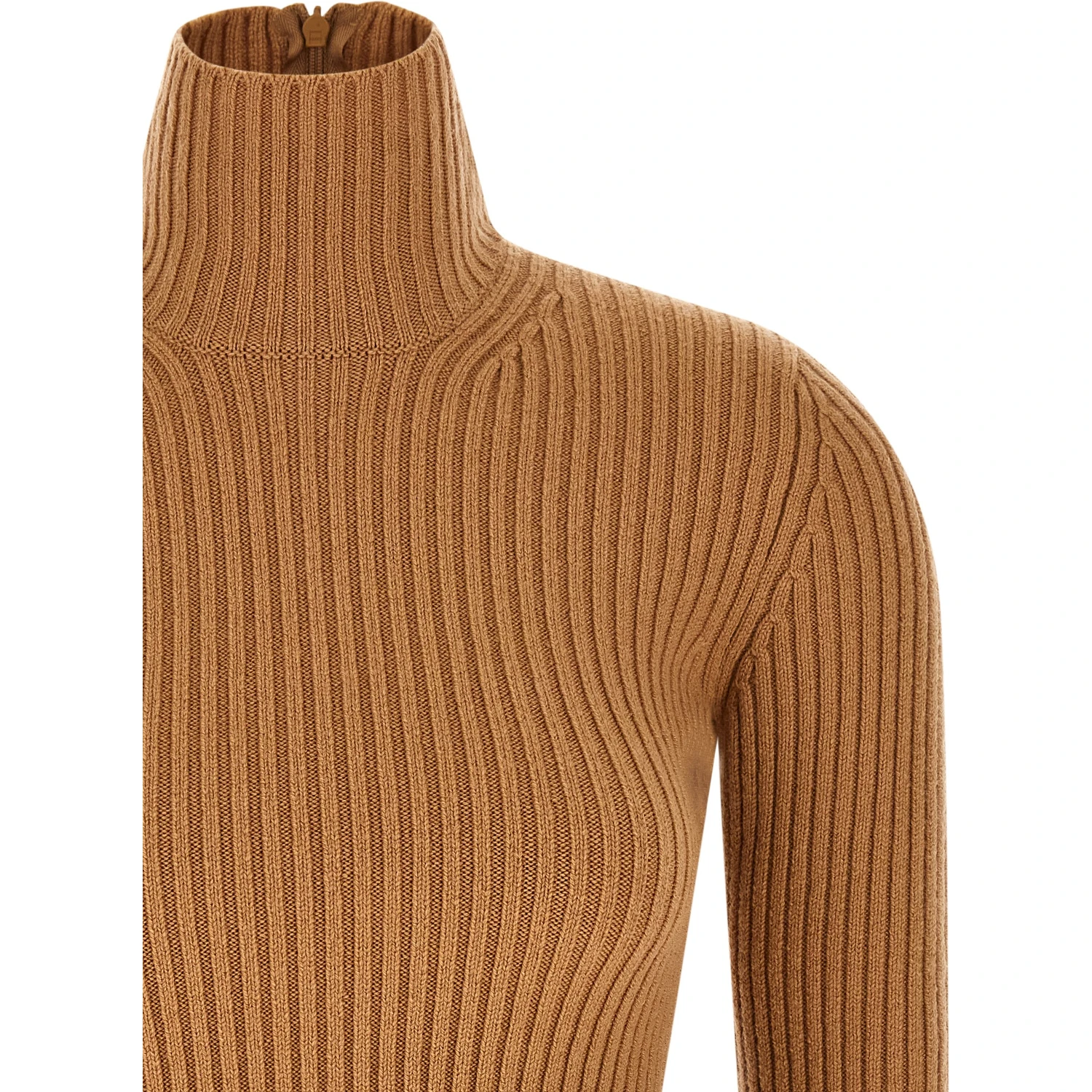 Beige Wool Cardigan