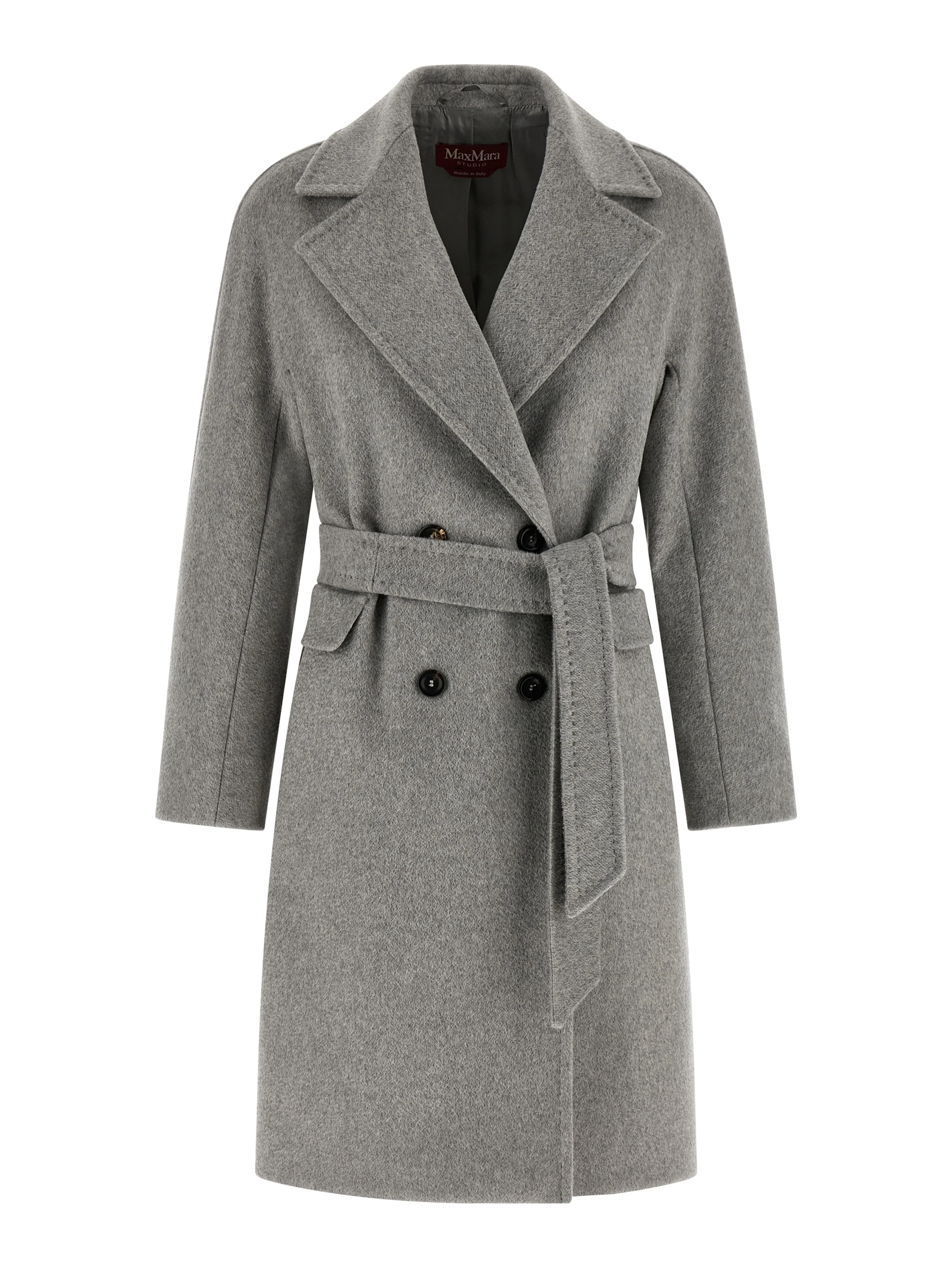 Gray Cashmere Coat