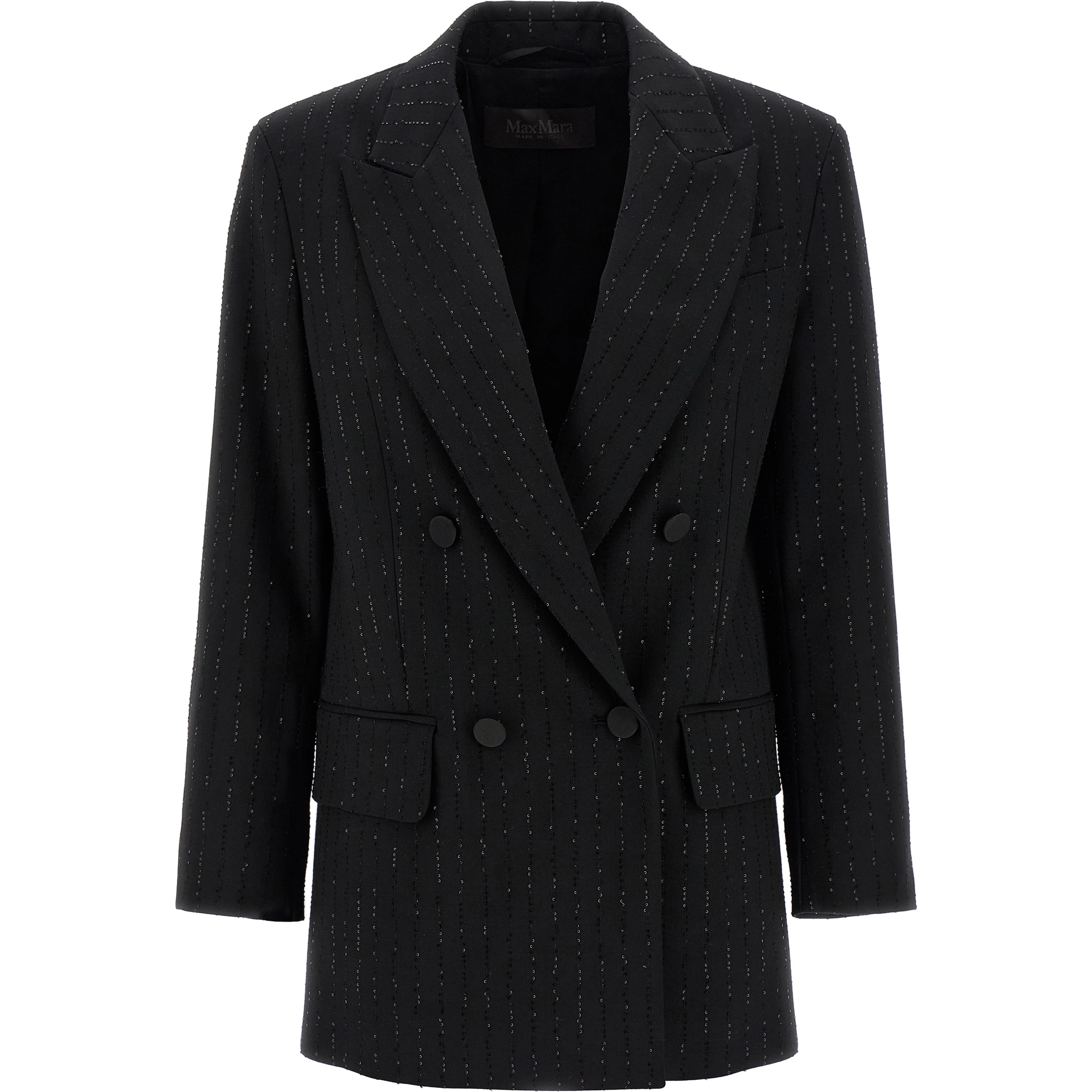 Black Virgin Wool Blazer