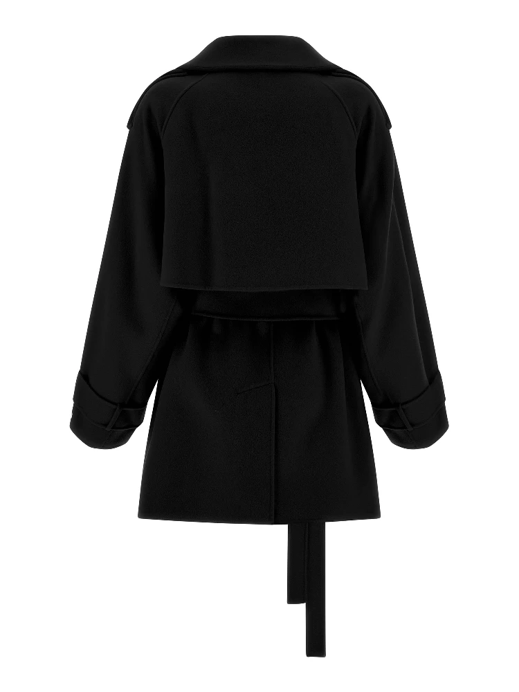 Black Virgin Wool Coat alternative