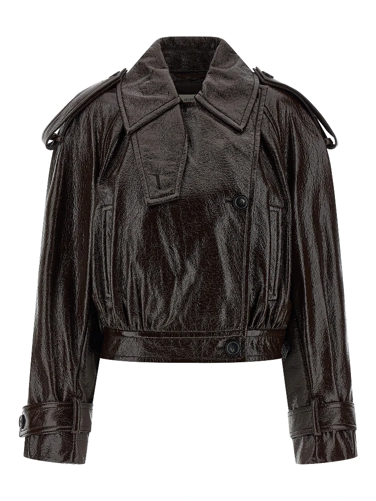 Brown Cotton Coat