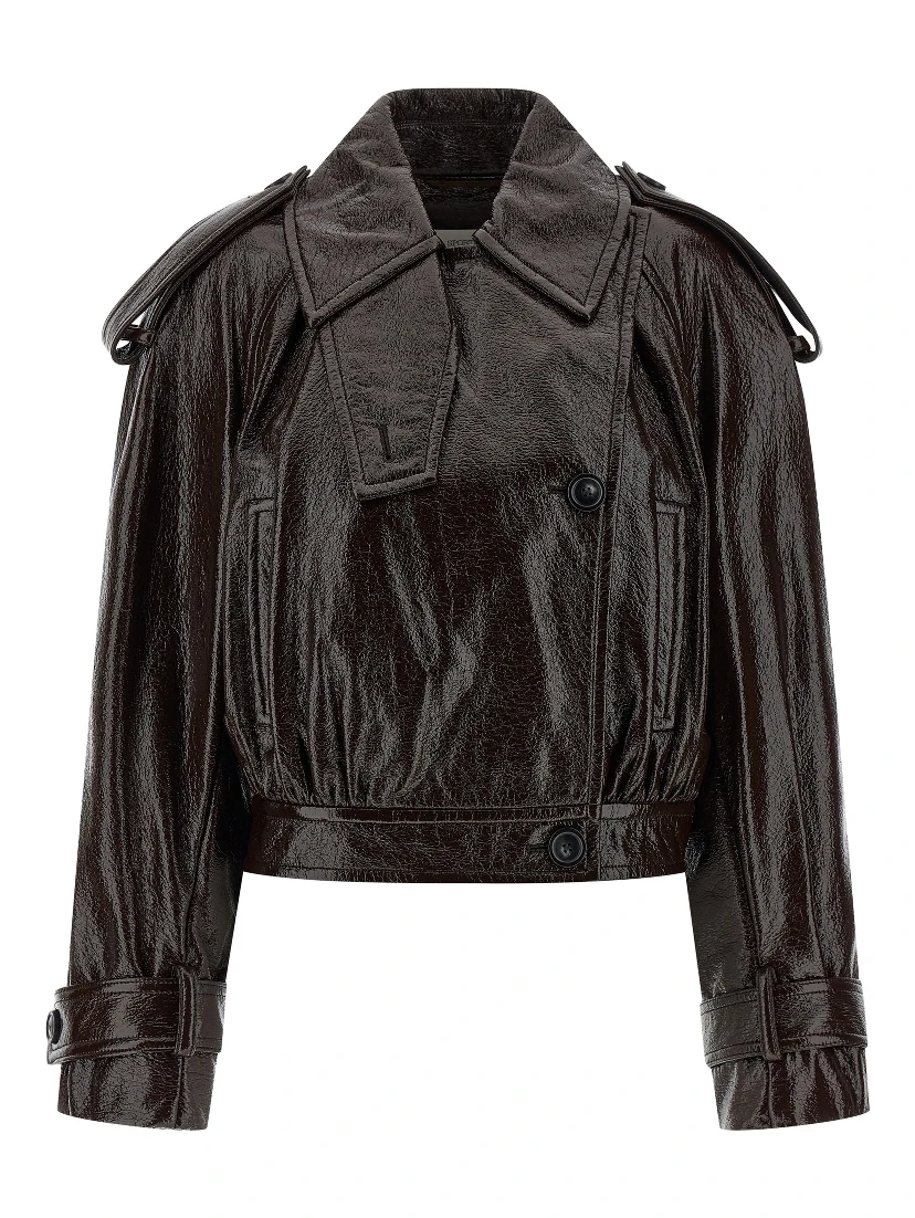 Brown Cotton Coat