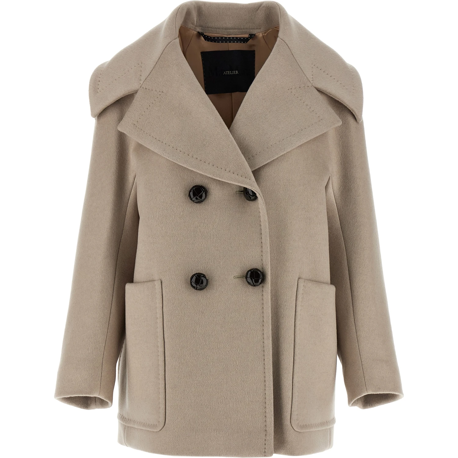 Beige Cashmere Coat
