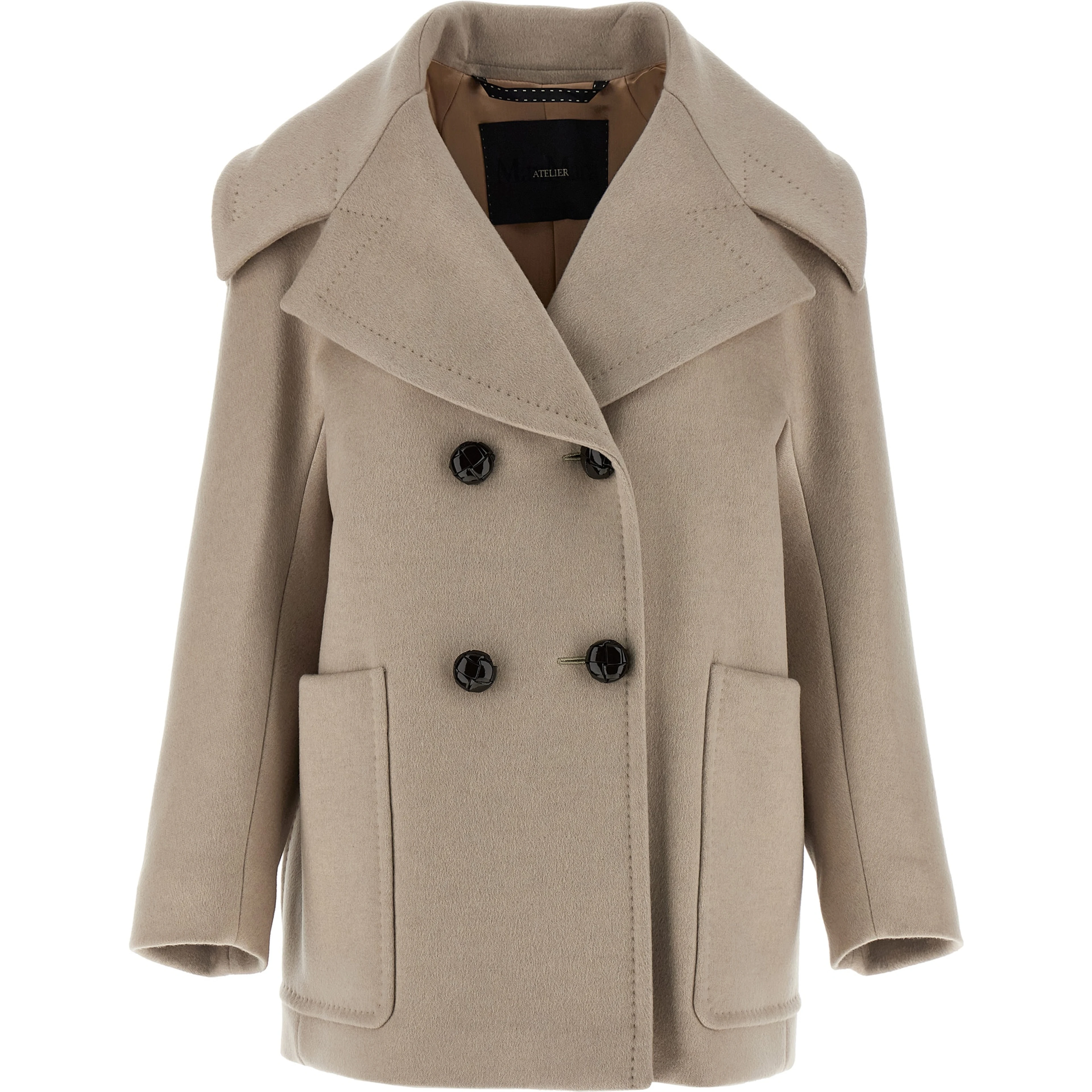Beige Cashmere Coat