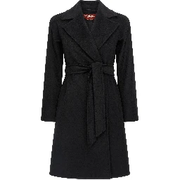 Black Virgin Wool Coat