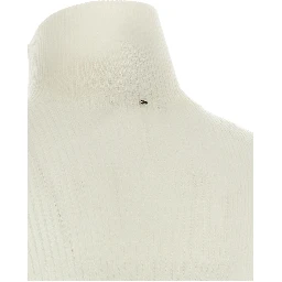 White Virgin Wool Cardigan