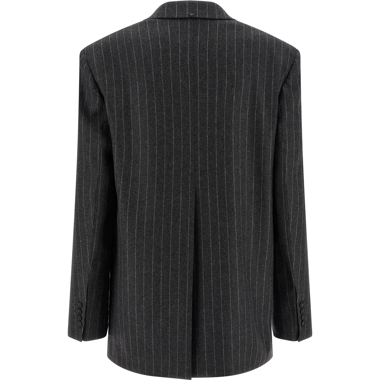 Gray Virgin Wool Blazer