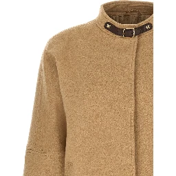 Beige Cashmere Bomber