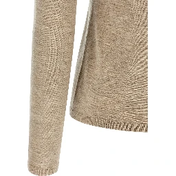 Beige Cashmere Cardigan