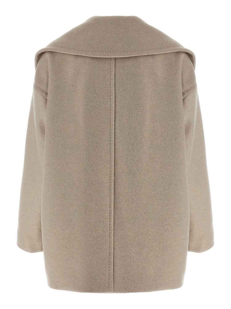 Beige Cashmere Coat alternative