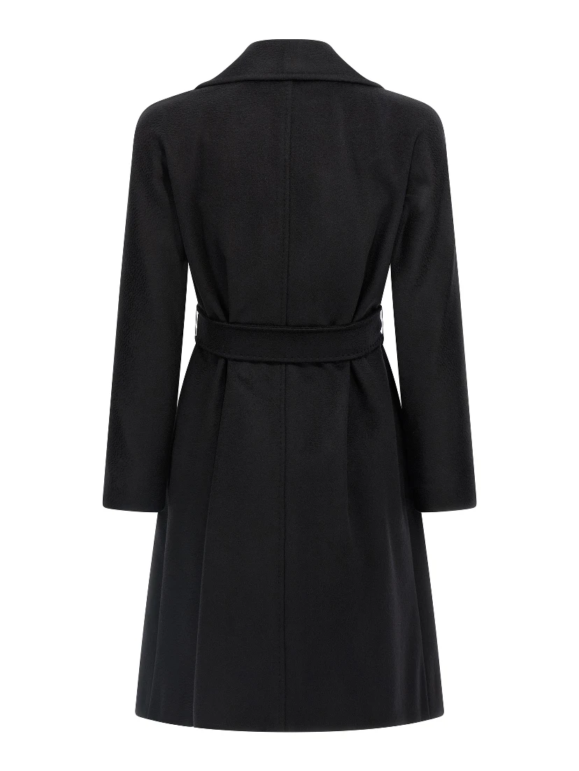 Black Virgin Wool Coat