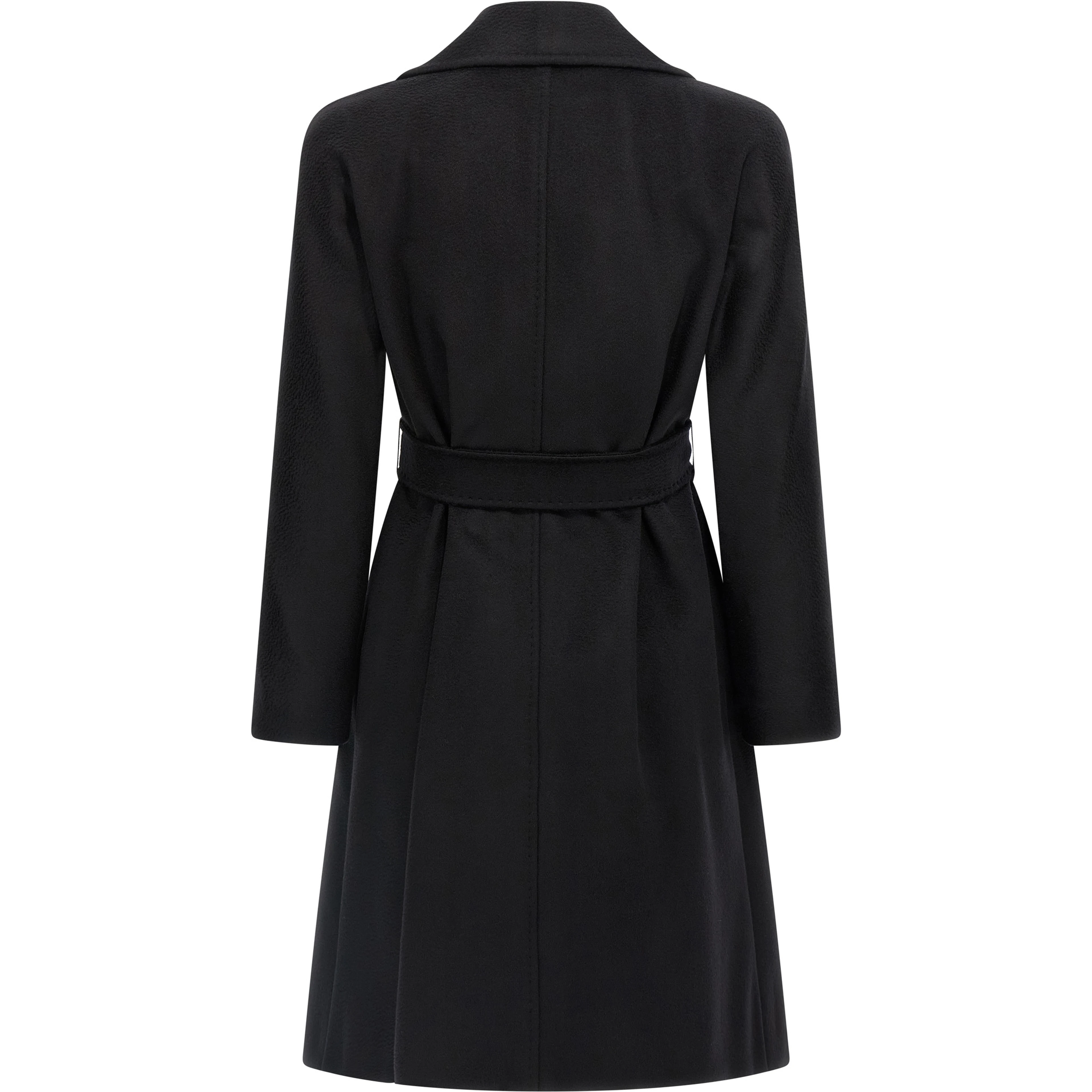 Black Virgin Wool Coat