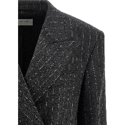 Gray Virgin Wool Blazer