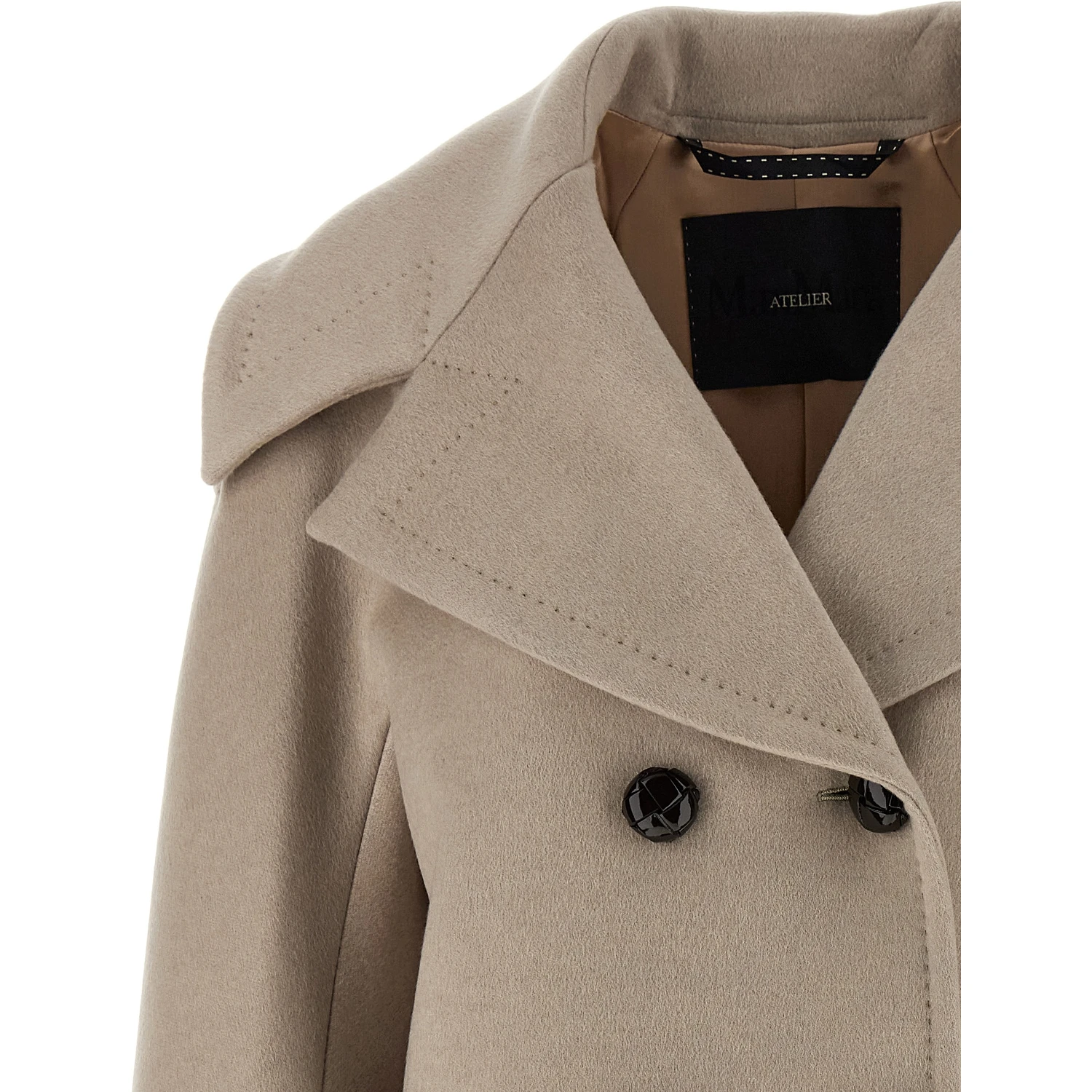 Beige Cashmere Coat