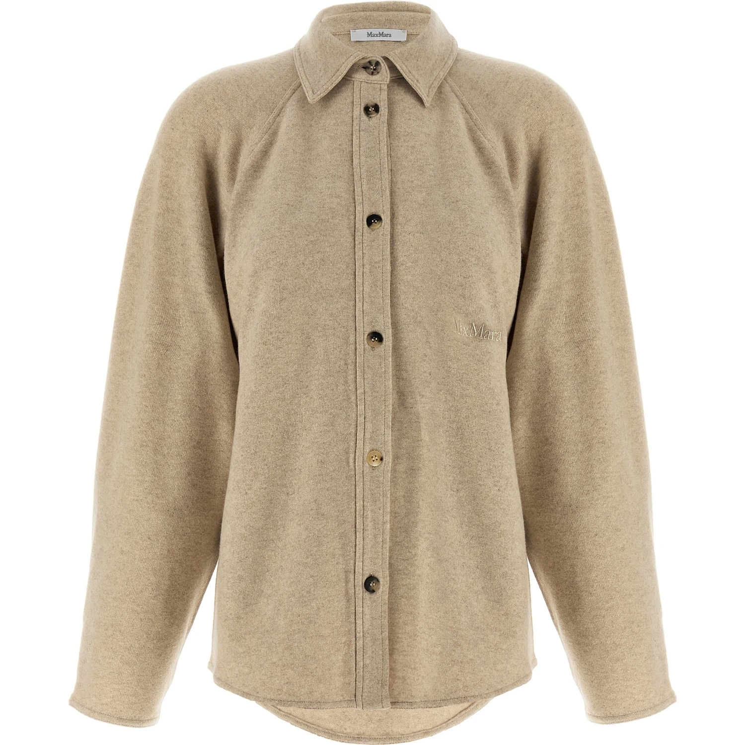 Beige Cashmere Blouse