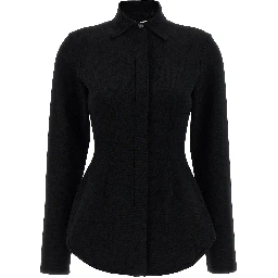 Black Viscose Blouse