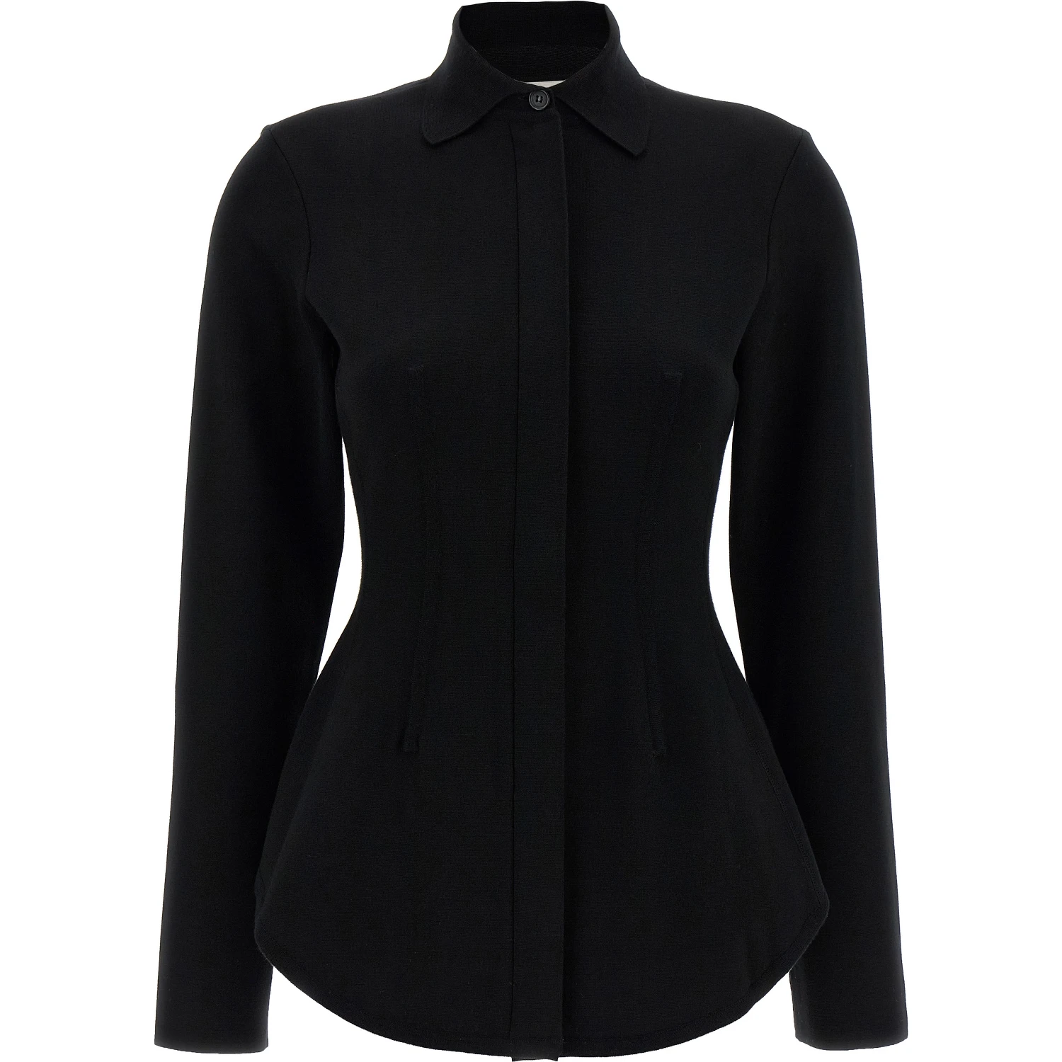 Black Viscose Blouse