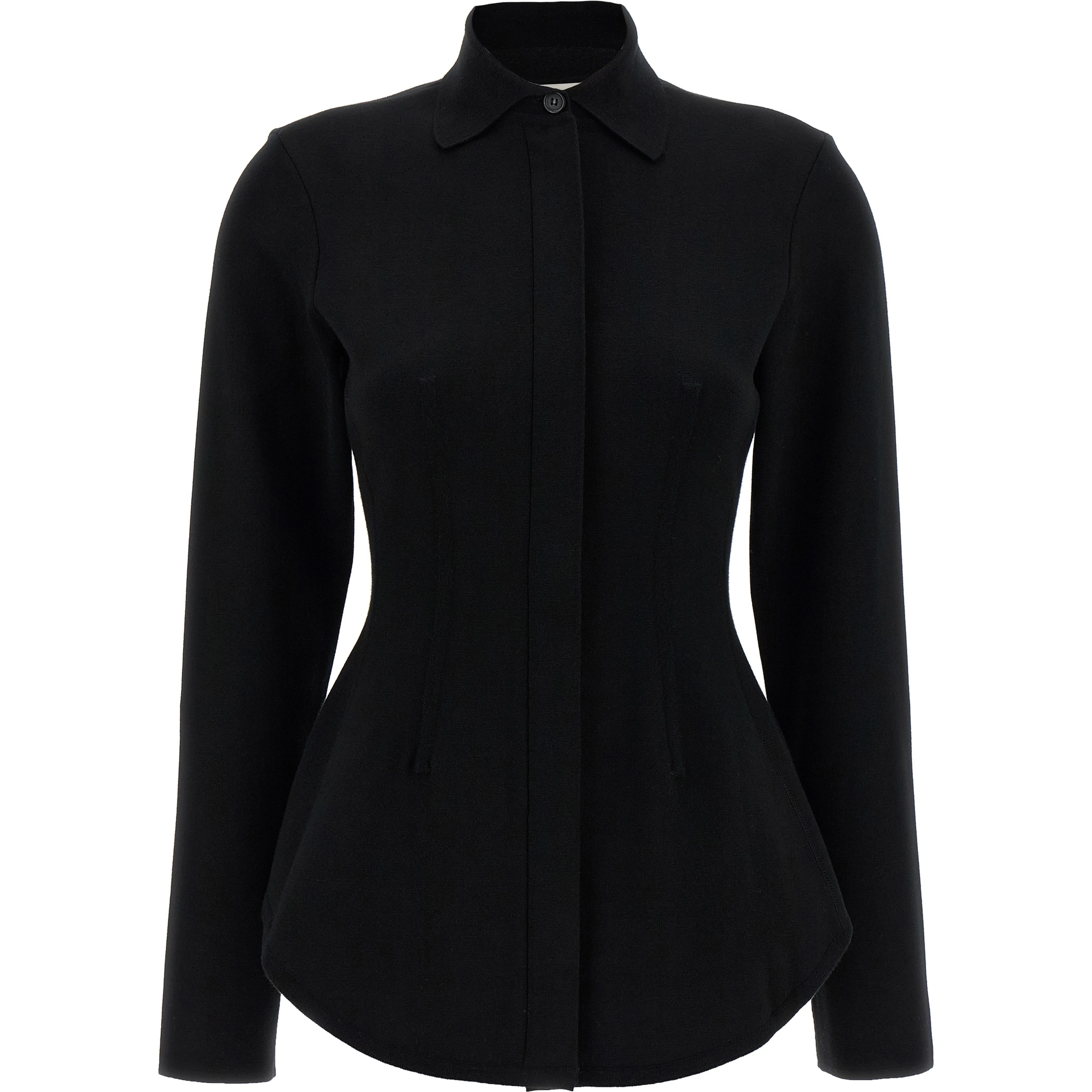 Black Viscose Blouse