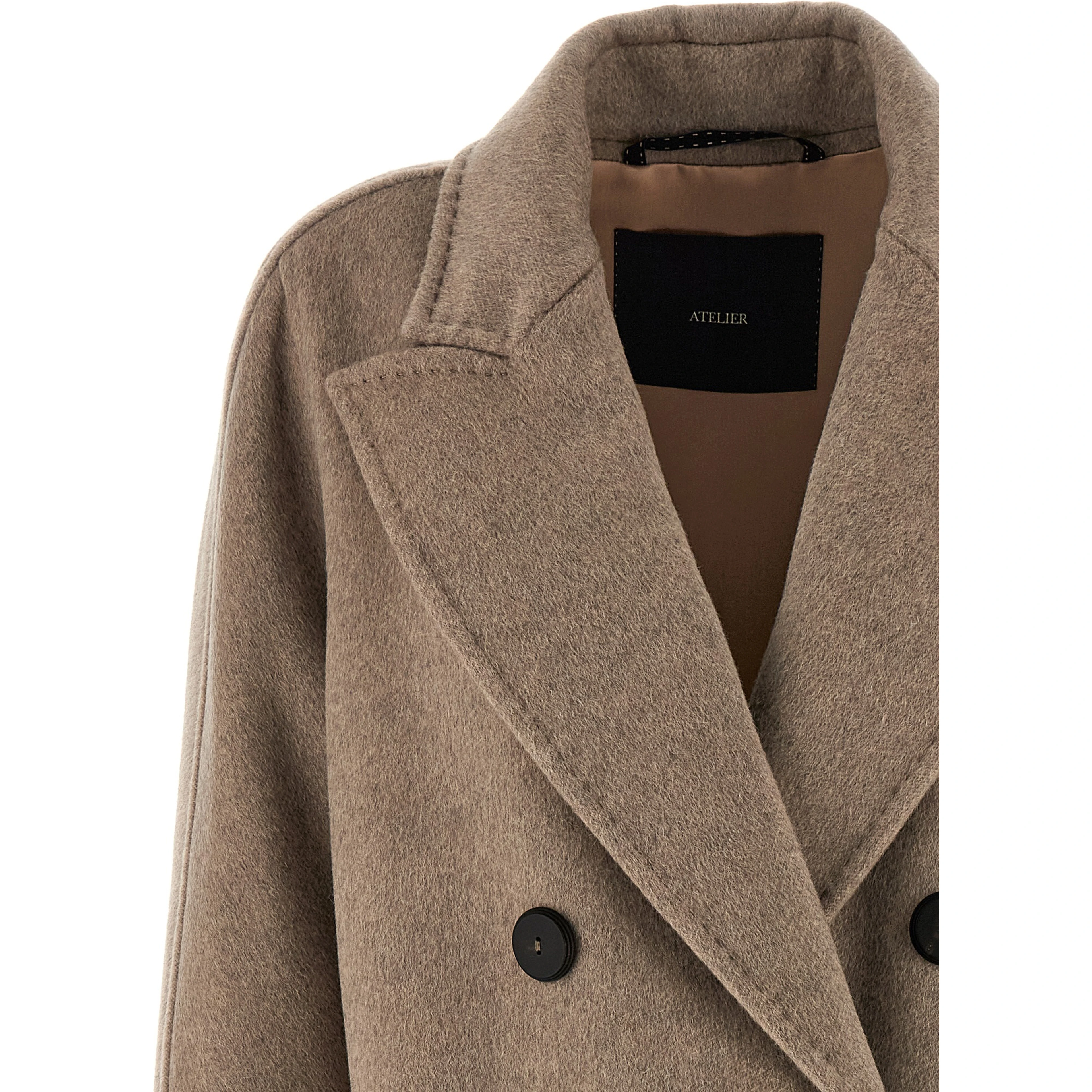Beige Cashmere Coat