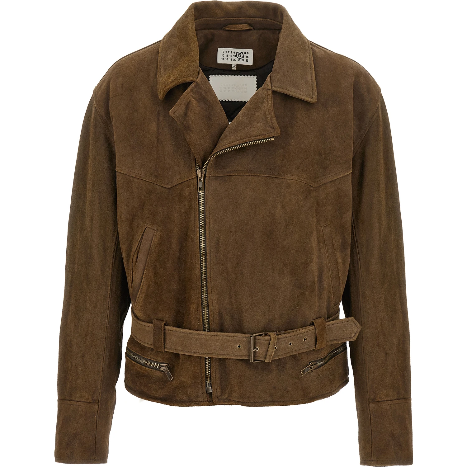 Brown Calfskin Leather Jacket