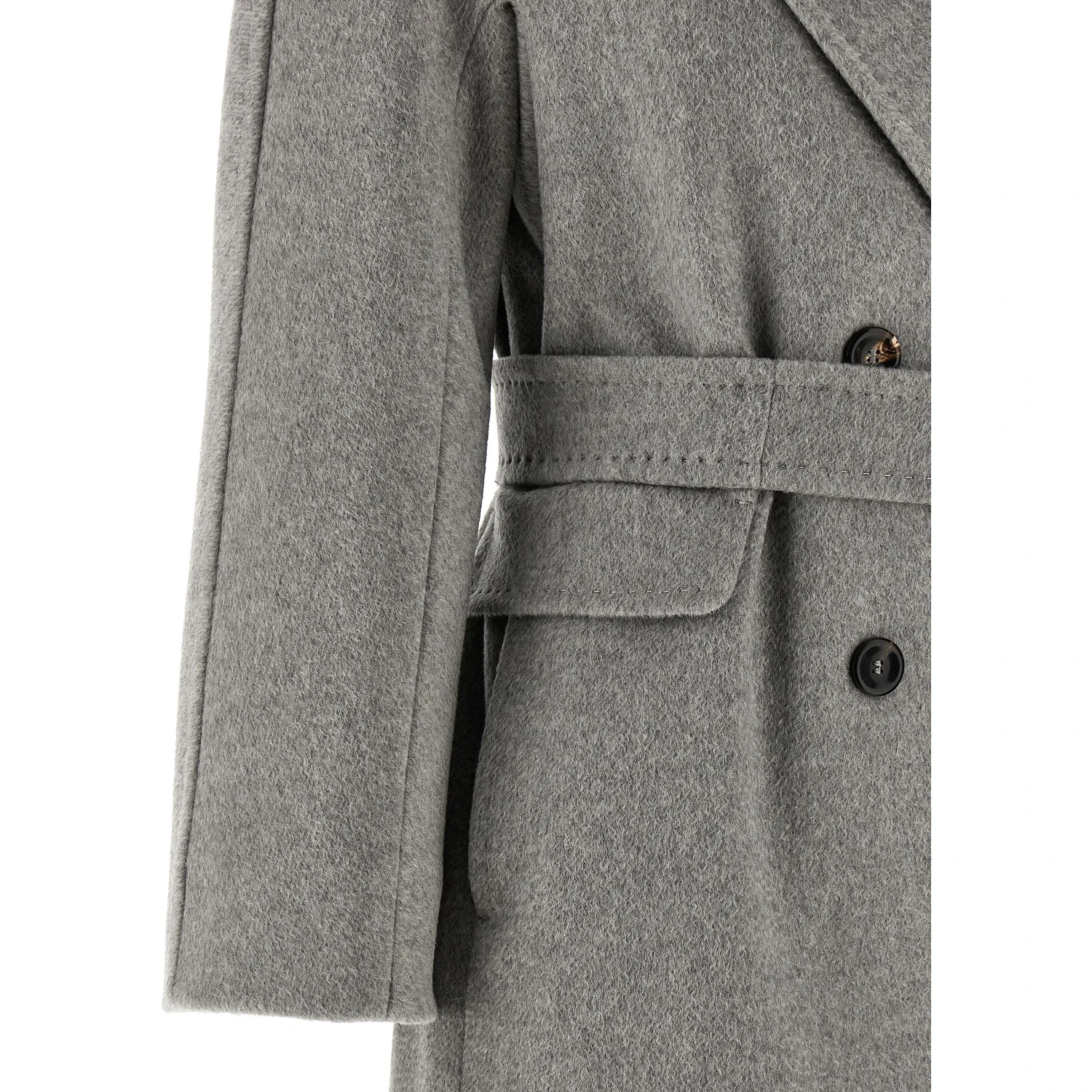 Gray Cashmere Coat