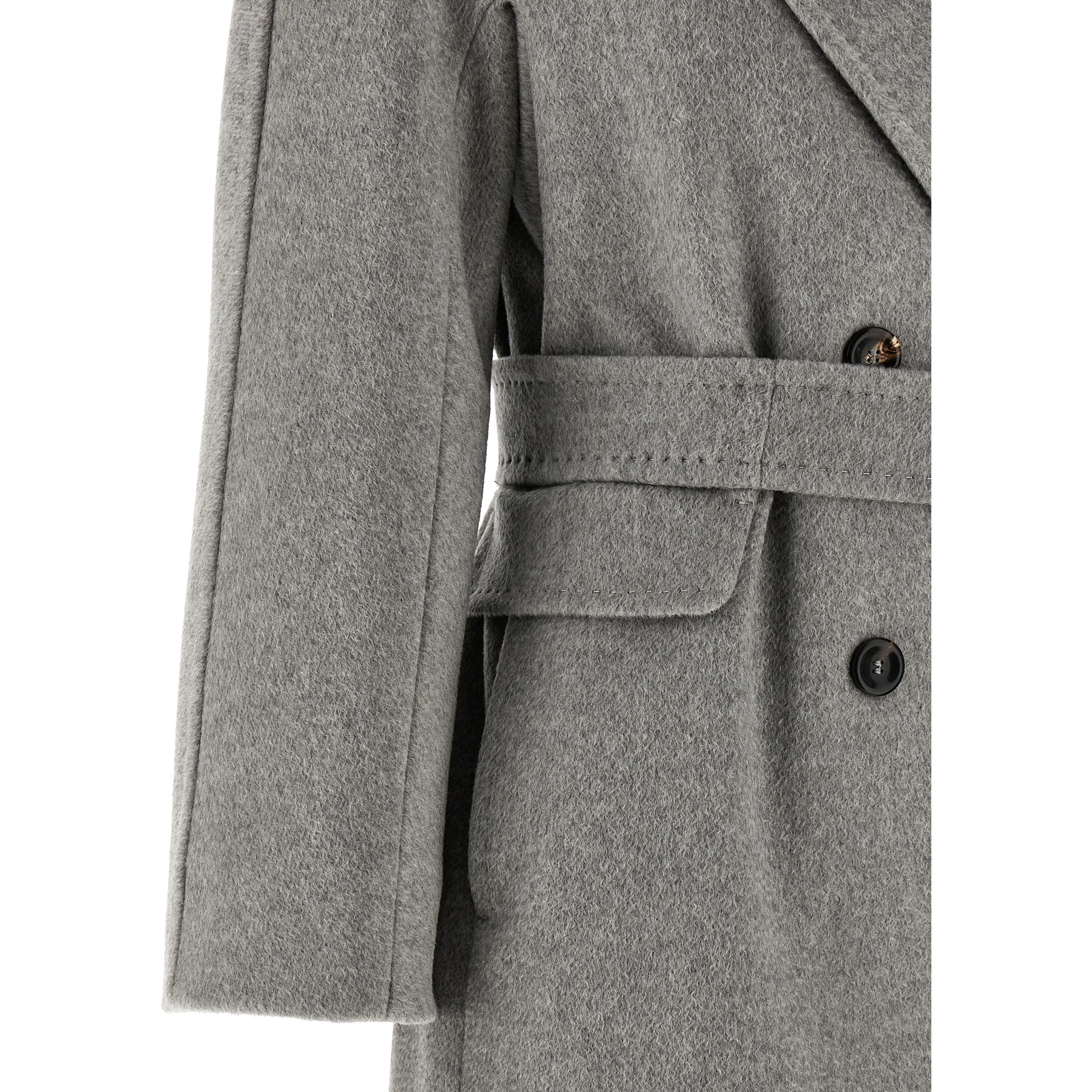 Gray Cashmere Coat