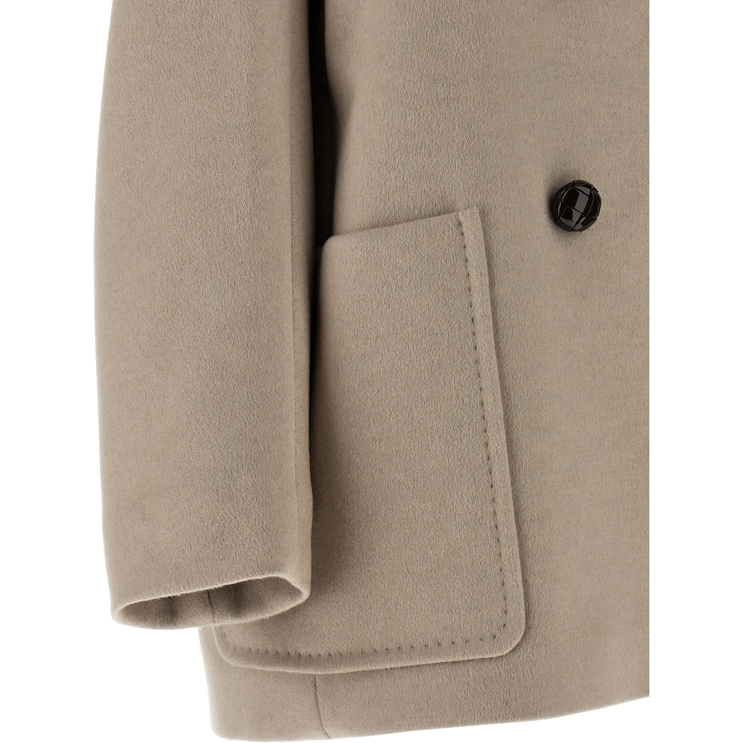 Beige Cashmere Coat