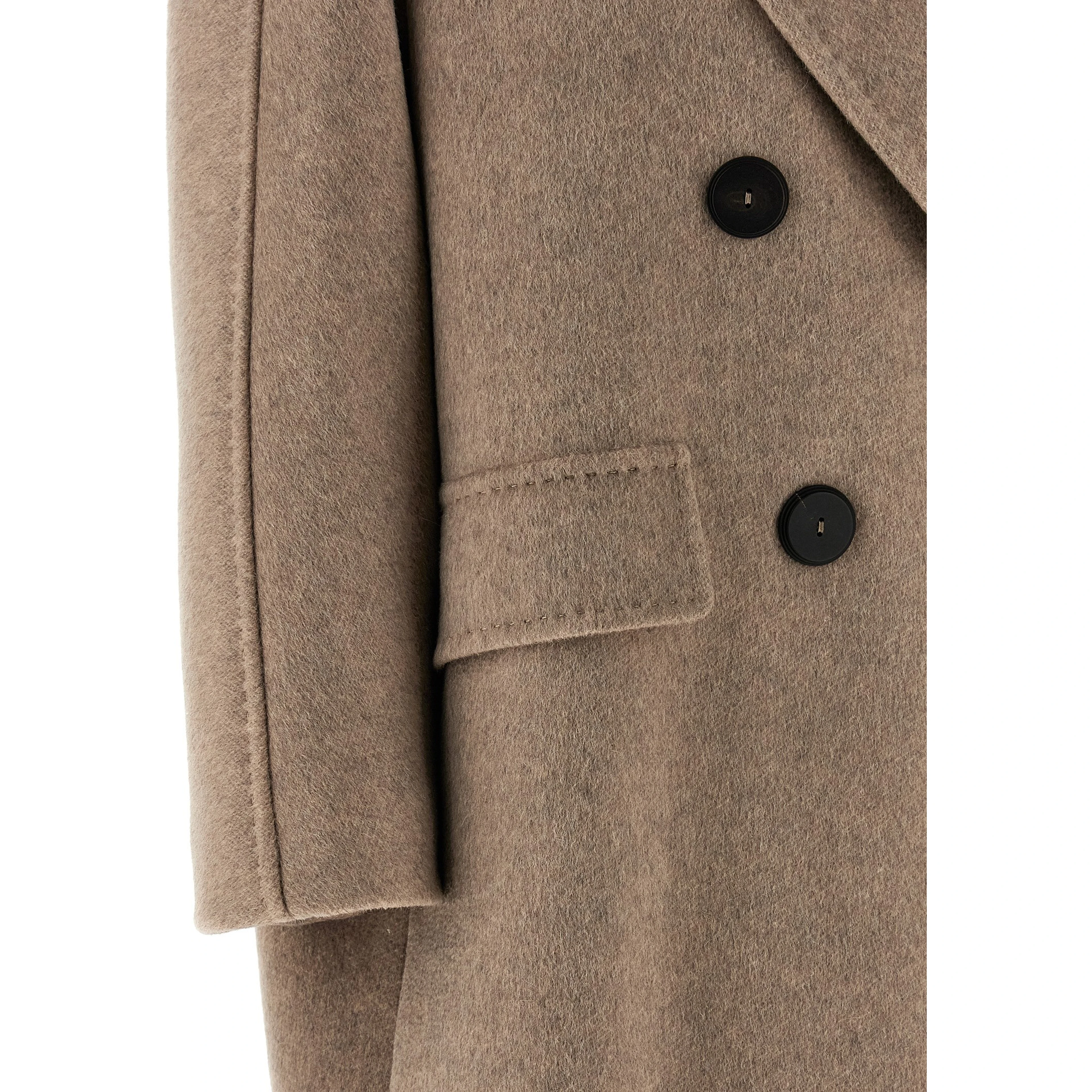 Beige Cashmere Coat