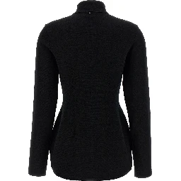 Black Viscose Blouse