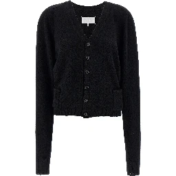 Black Wool Cardigan