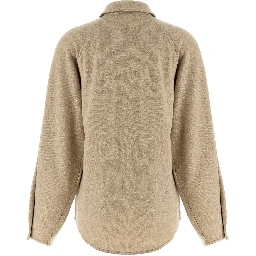 Beige Cashmere Blouse