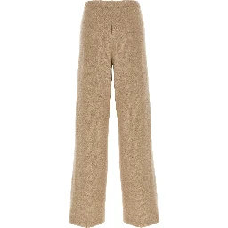 Beige Cashmere Casual Pants