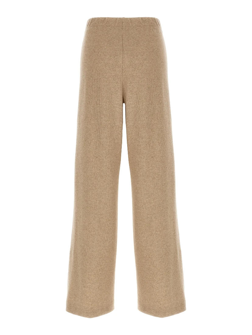 Beige Cashmere Casual Pants