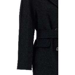 Blue Cashmere Coat