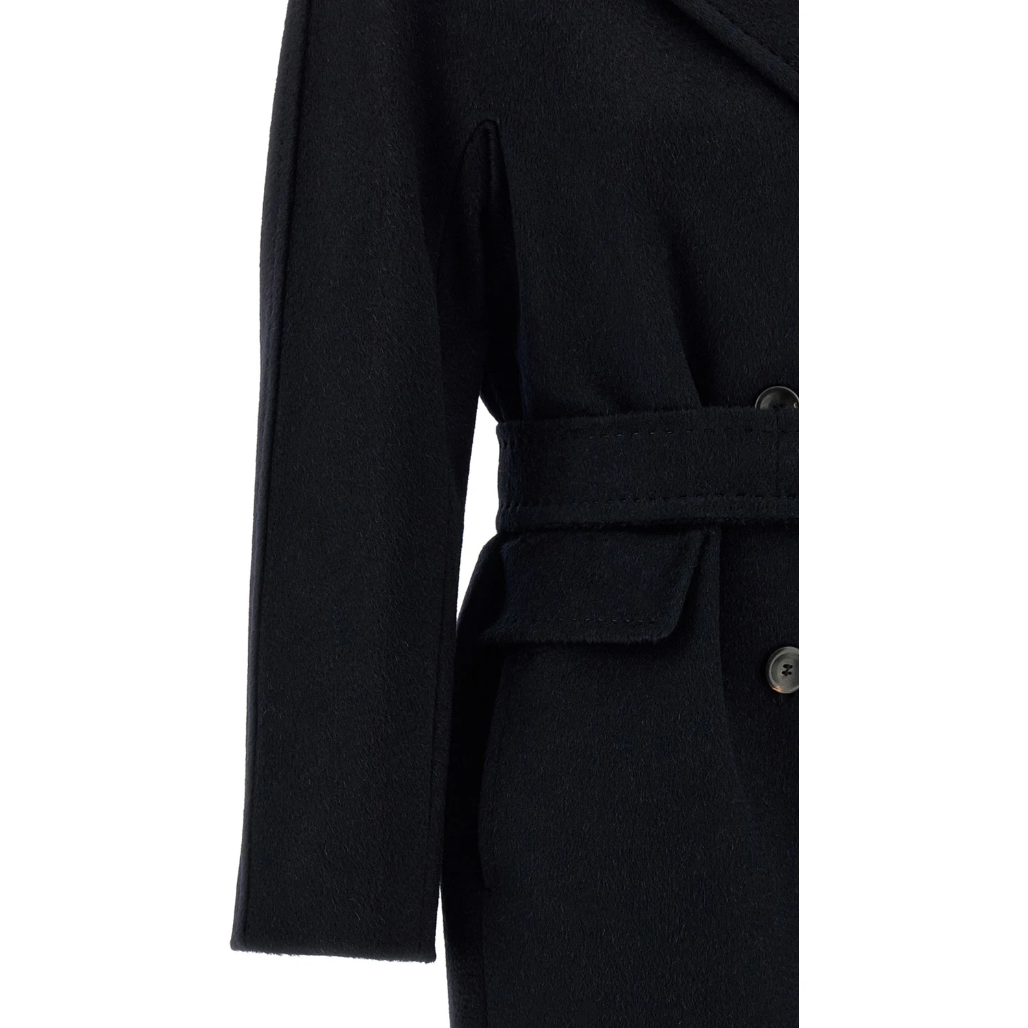Blue Cashmere Coat