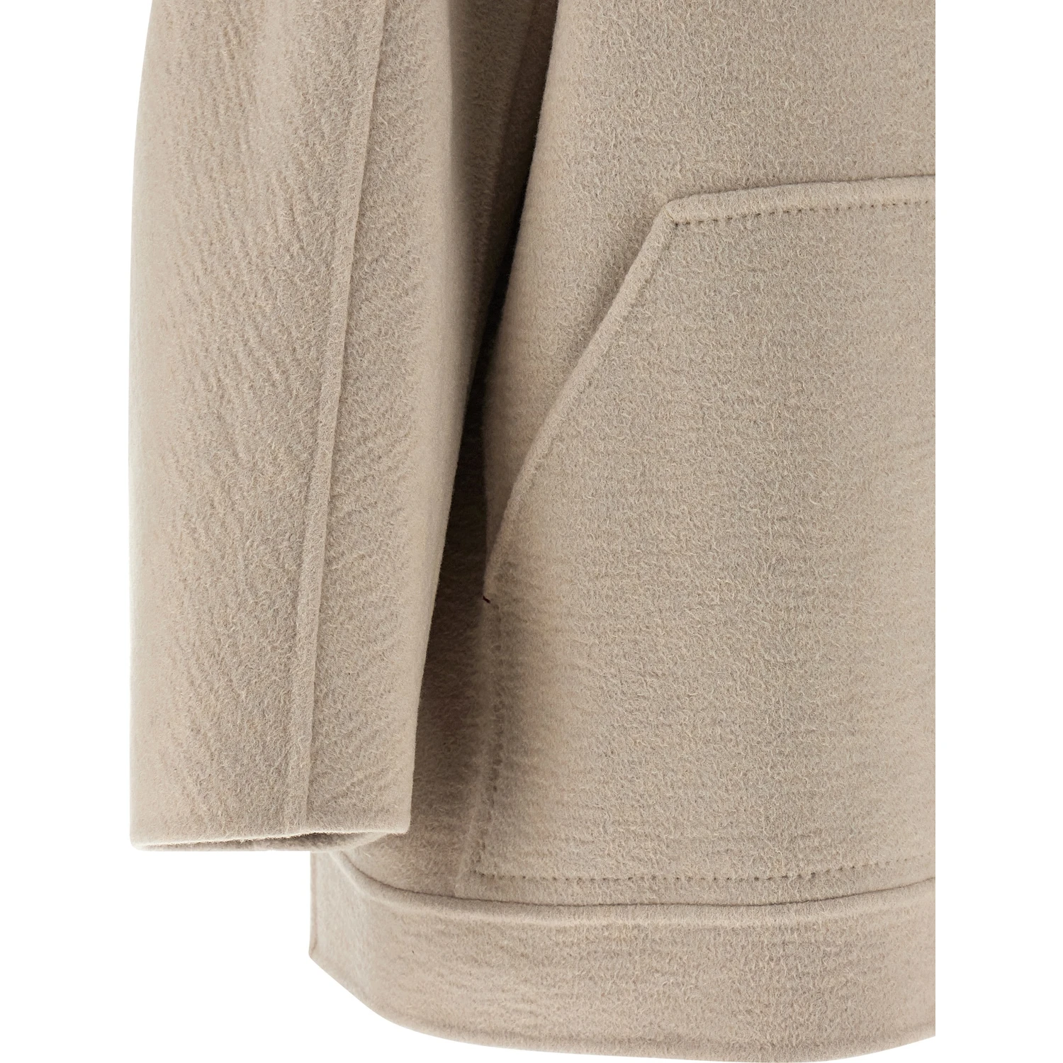 Beige Cashmere Coat
