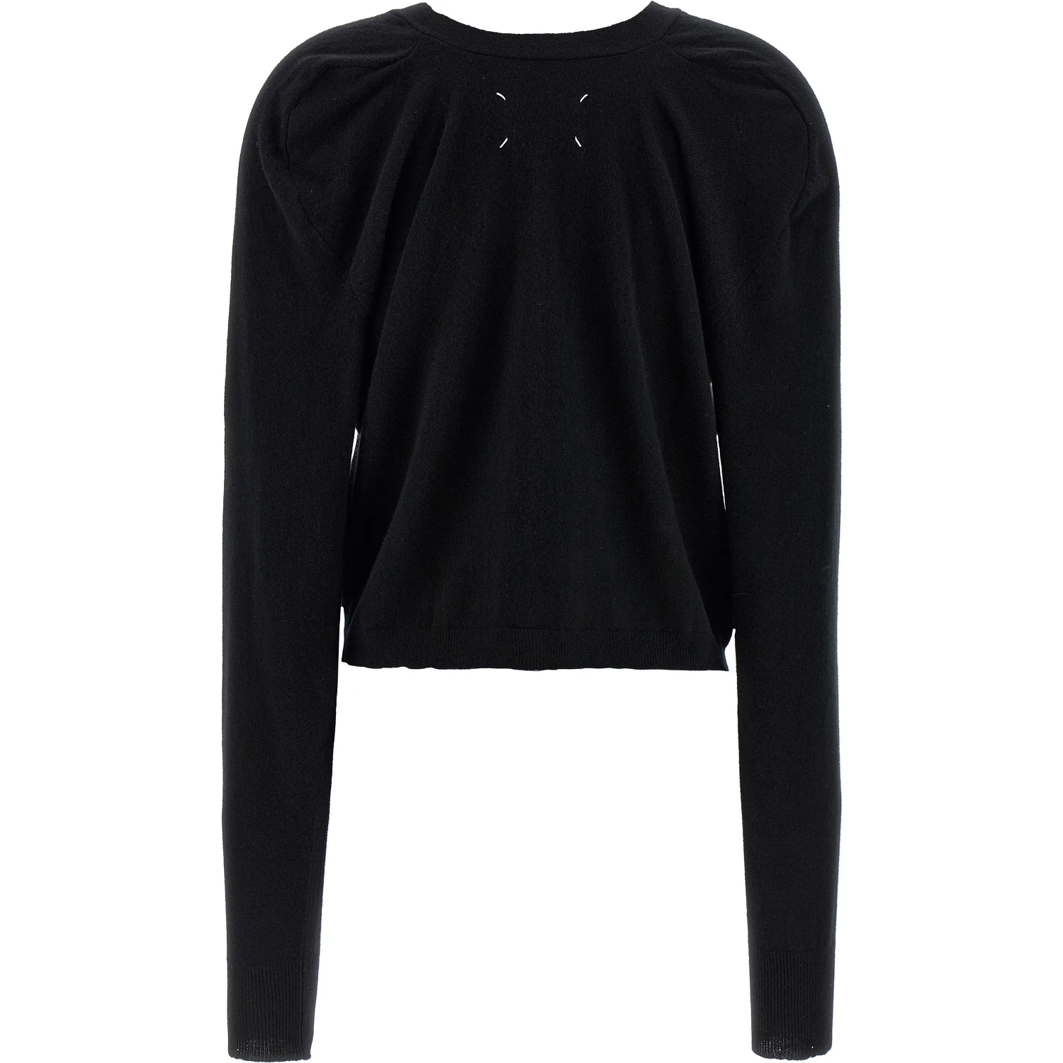 Black Wool Cardigan