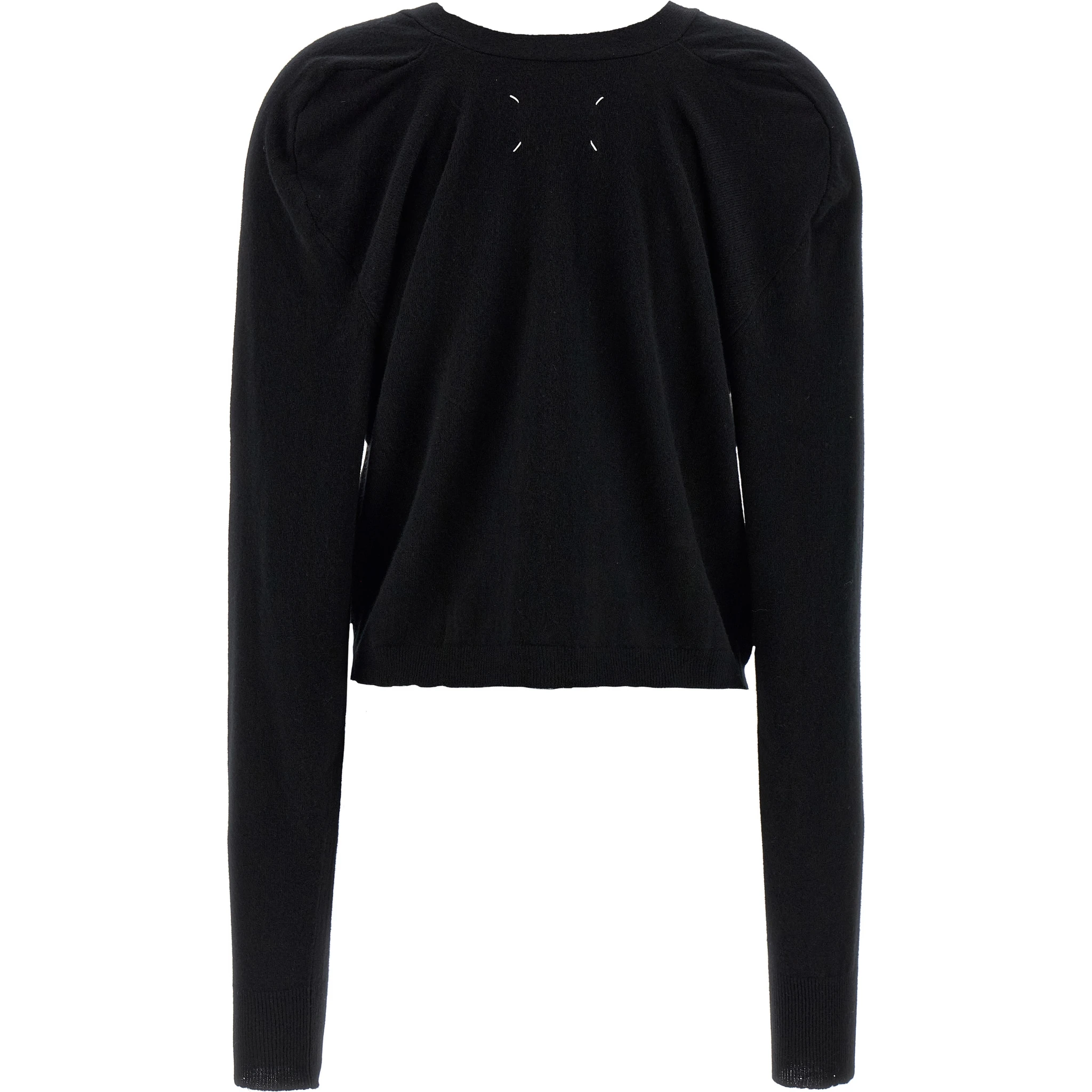Black Wool Cardigan