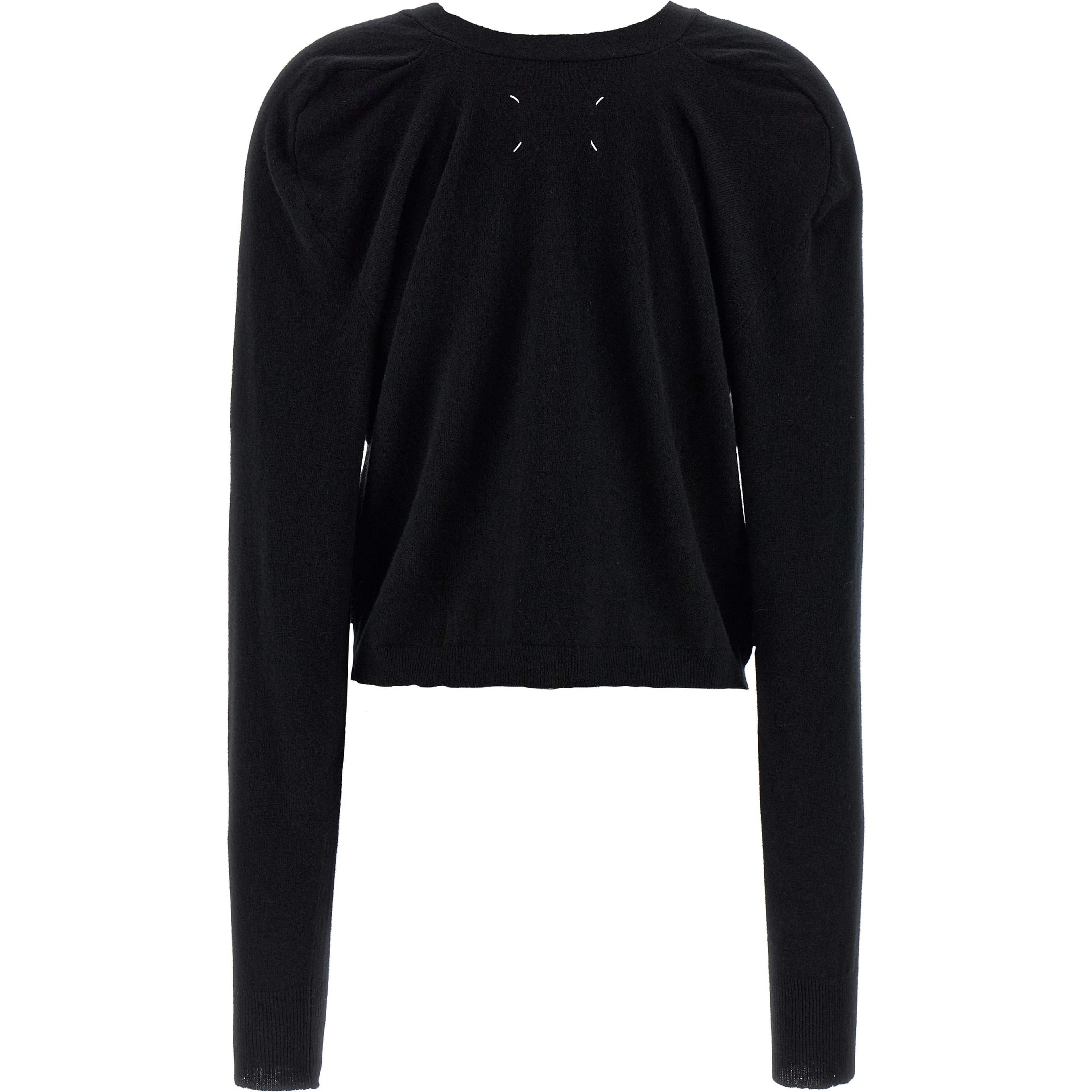 Black Wool Cardigan