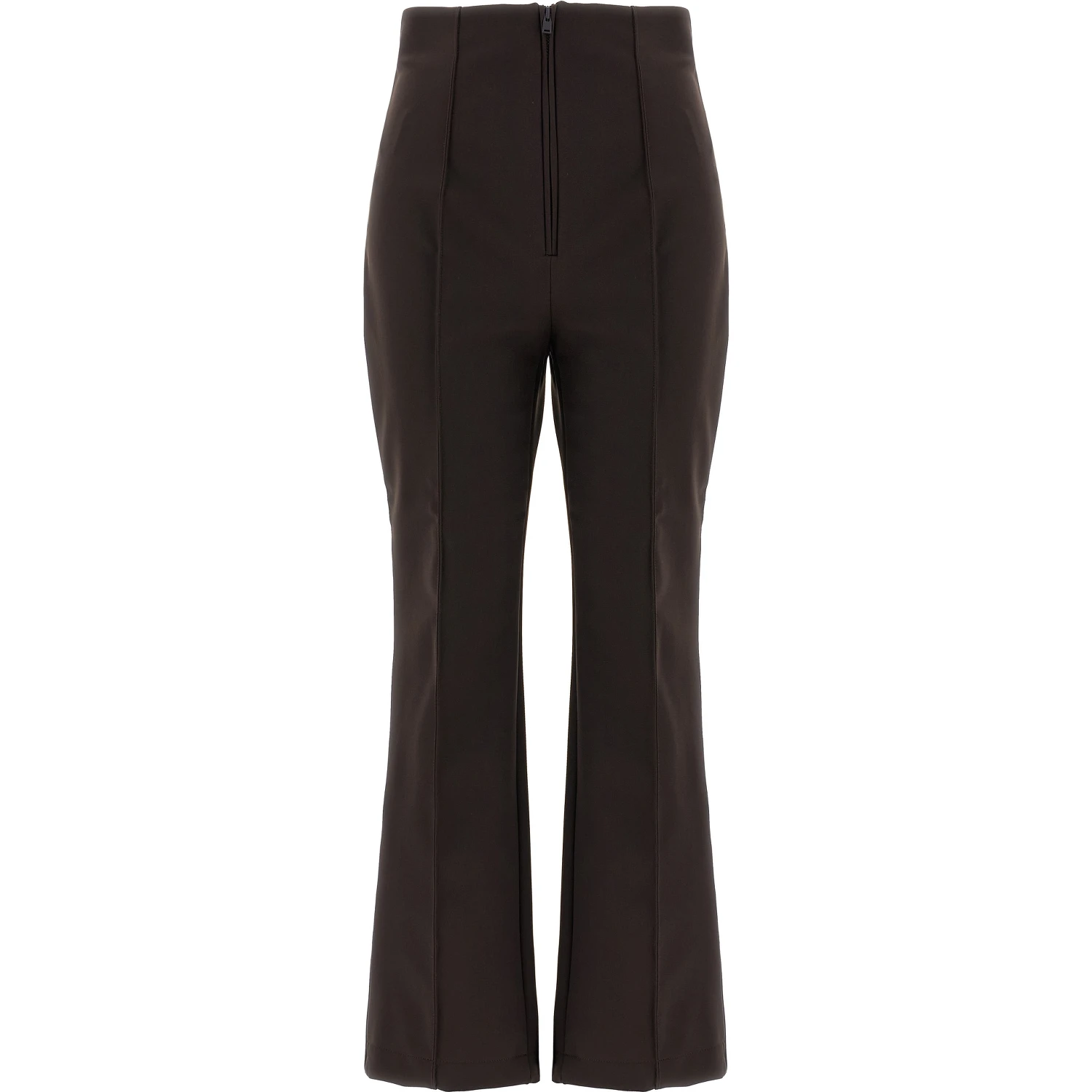 Brown Polyamide Athletic Pants