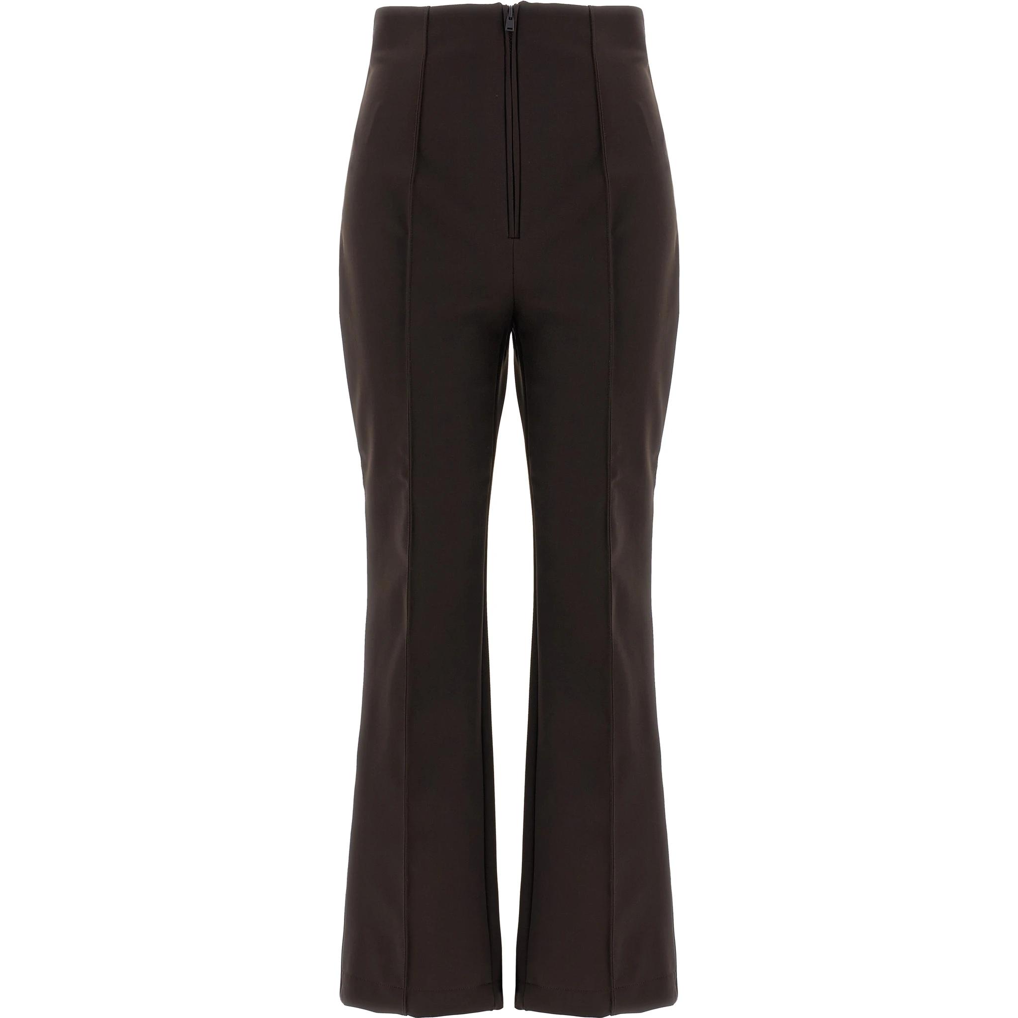 Brown Polyamide Athletic Pants