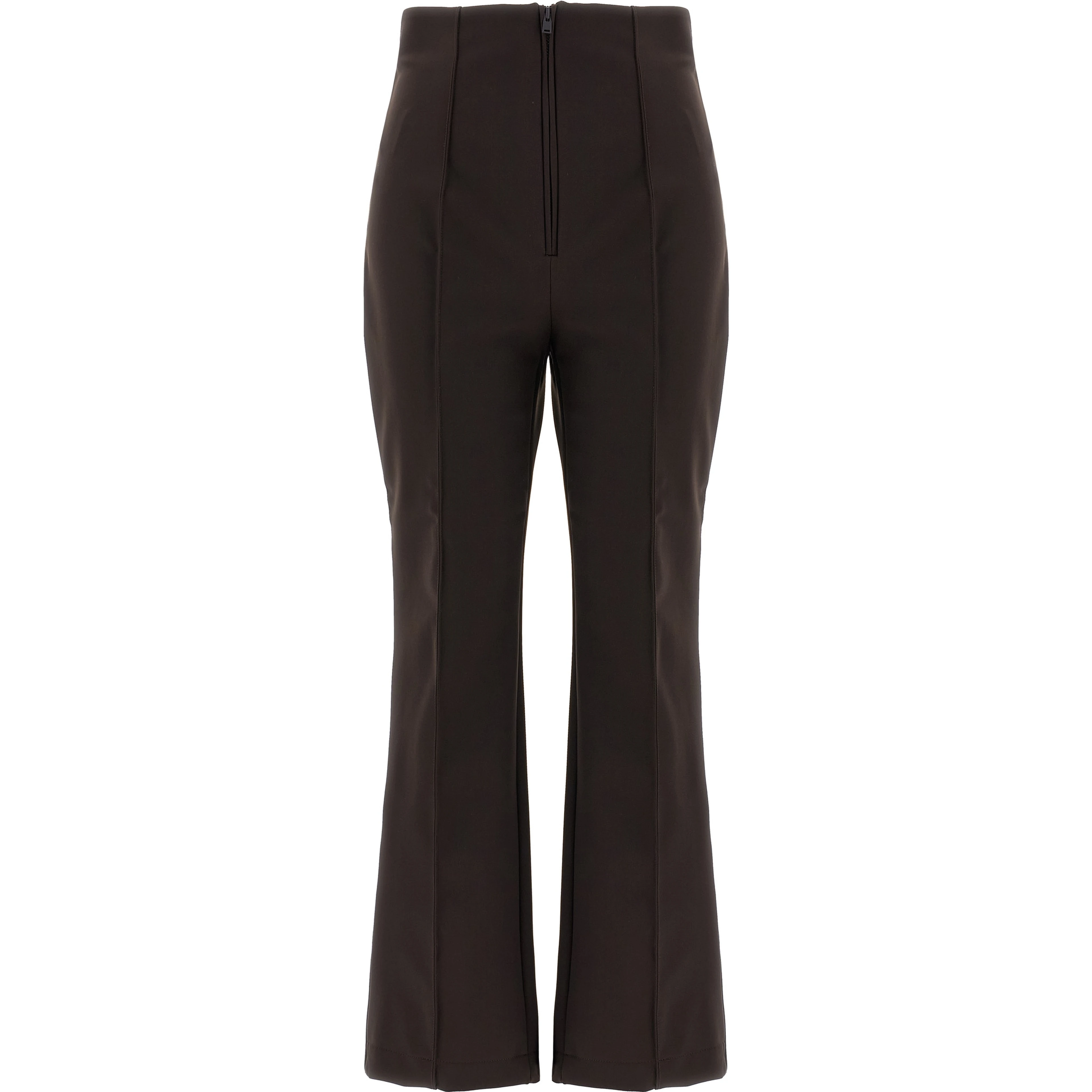 Brown Polyamide Athletic Pants