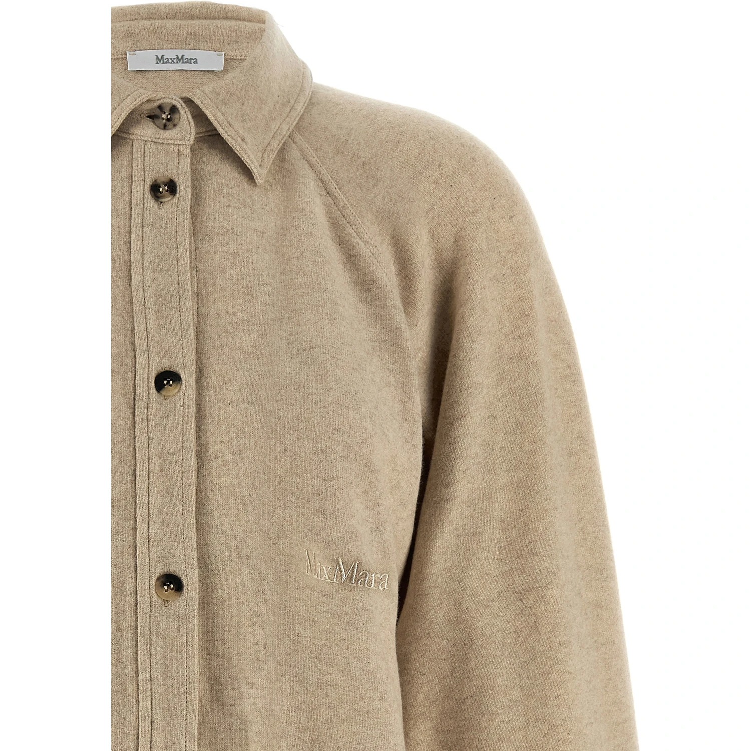 Beige Cashmere Blouse