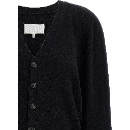 Black Wool Cardigan