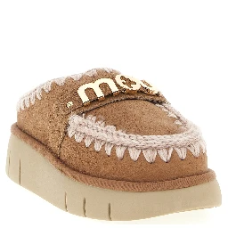 Multicolor Lambskin Clogs