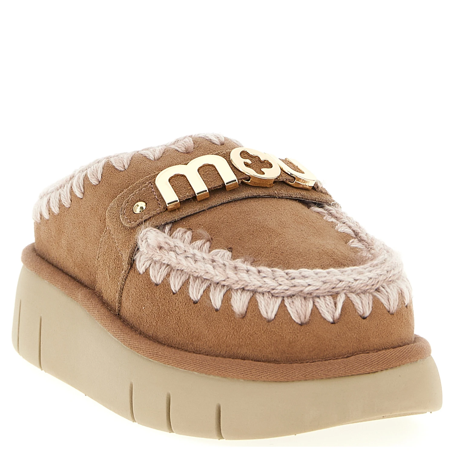 Multicolor Lambskin Clogs