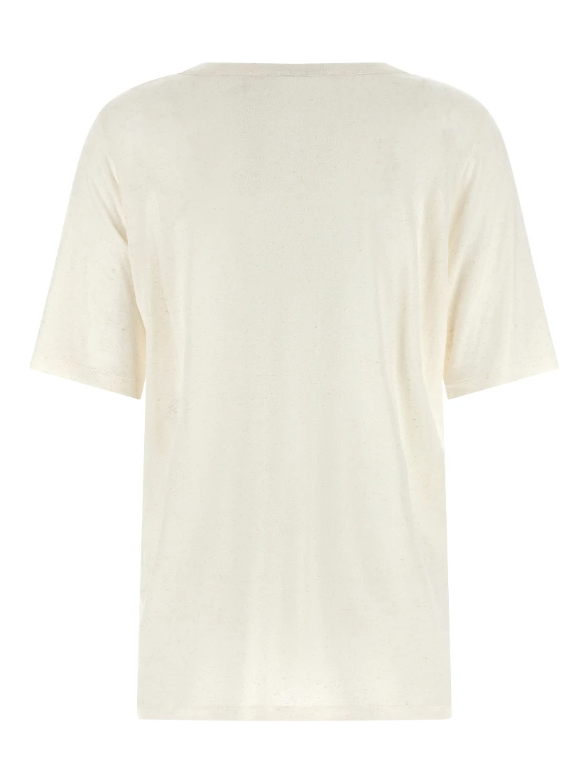 White Viscose T-Shirt