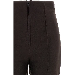 Brown Polyamide Athletic Pants