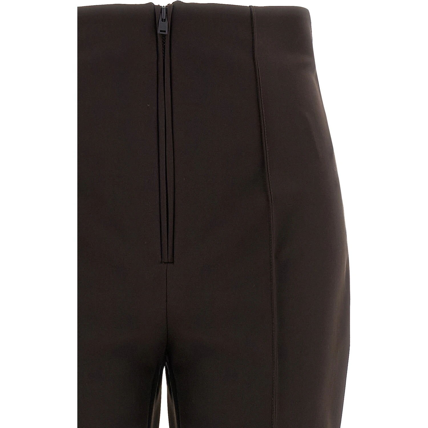 Brown Polyamide Athletic Pants