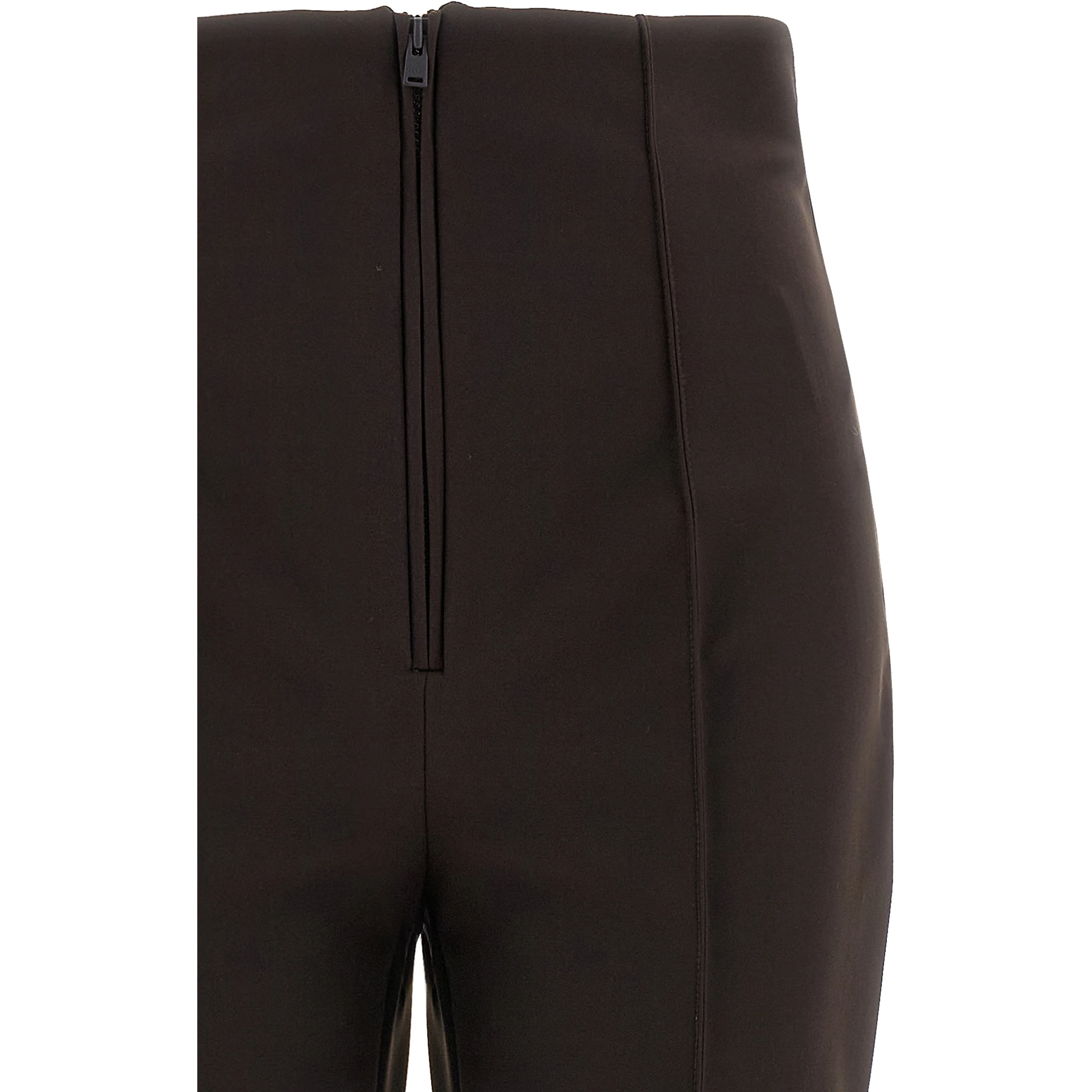 Brown Polyamide Athletic Pants